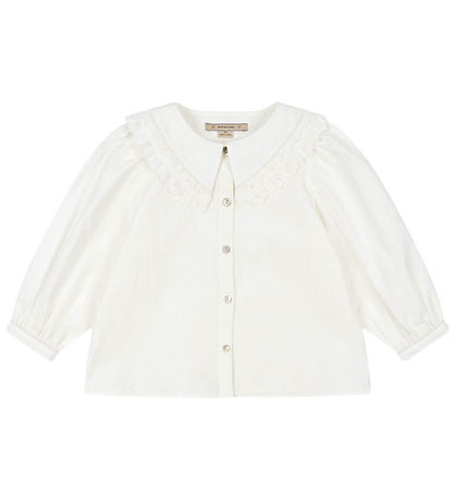 Konges Sløjd Skjorte - Coeur Collar - Optic White