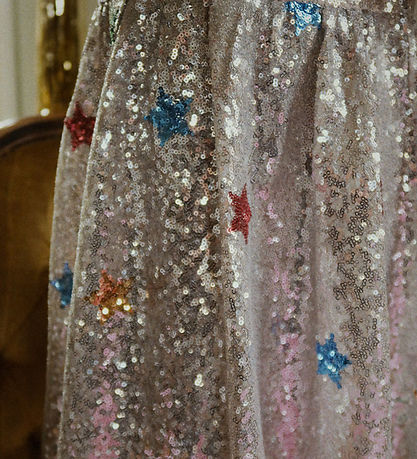 Konges Sløjd Kjole - Starla Star Dust - Star Sequin Silver