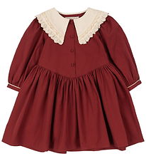 Konges Sløjd Kjole - Coeur Collar - Red Dahlia
