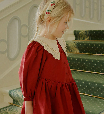 Konges Sløjd Kjole - Coeur Collar - Red Dahlia