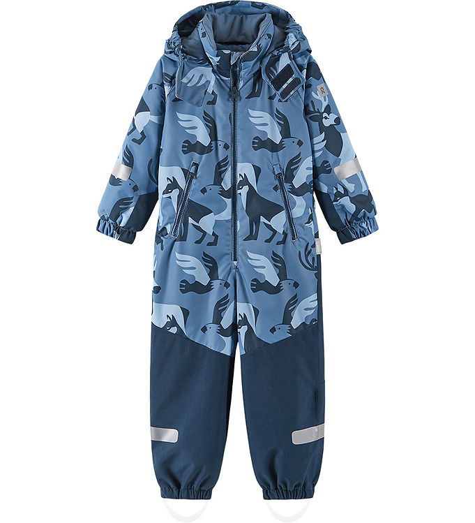 Reima Flyverdragt - Kurikka - Blue Ocean m. Print