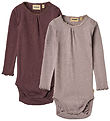 Wheat Body l/æ - 2-pak - Rib - Purple Fudge