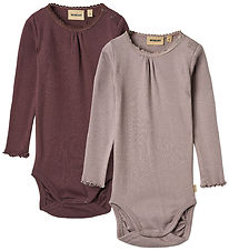 Wheat Body l/æ - 2-pak - Rib - Purple Fudge
