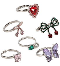 Konges Sløjd Ringe - Dreamy - 14-pak - Multifarvet Konges Sløjd Ringe - Dreamy - 14-pak - Multifarvet