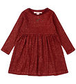 Konges Sløjd Dress - Roli - Red Dahlia w. Glitter