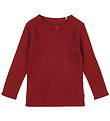 Konges Sløjd Bluse - Minnie - Red Dahlia m. Hulmønster