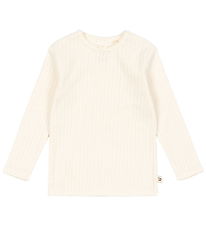 Konges Sløjd Bluse - Minnie - Buttercream m. Hulmønster