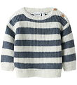 Nmae It Bluse - Strik - NbmOlfert - Cloud Dancer/Flintstone