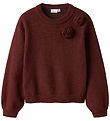 Name It Bluse - Strik - NkfOdessana - Burgundy