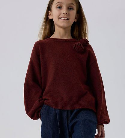 Name It Bluse - Strik - NkfOdessana - Burgundy
