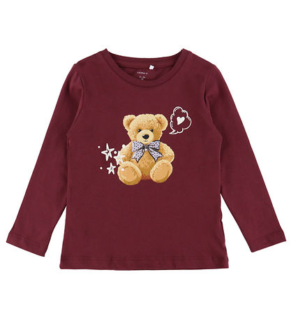 Name It Bluser - 3-pak - NmfNia - Burgundy/Burgundy+Early Hours+ Name It Bluser - 3-pak - NmfNia - Burgundy/Burgundy+Early Hours+