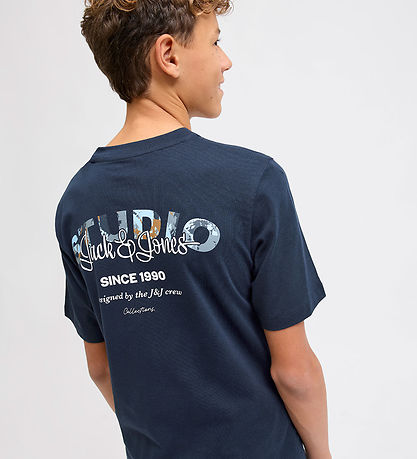 Jack & Jones T-shirt - JjYuki - Sky Captain