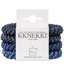 Kknekki Hårelastikker - 4-pak - Blue