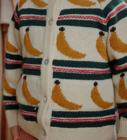 Konges Sløjd Cardigan - Uld/Polyamid - Billi - Banana