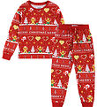 Jule-Sweaters Pyjamas - Christmas Cookie - Rød