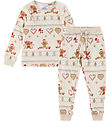 Jule-Sweaters Nattøj - 2-Delt - Christmas Cookie - Beige