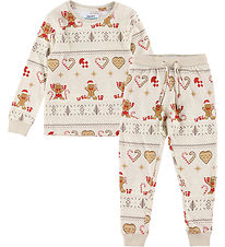 Jule-Sweaters Pyjamas - Christmas Cookie - Beige