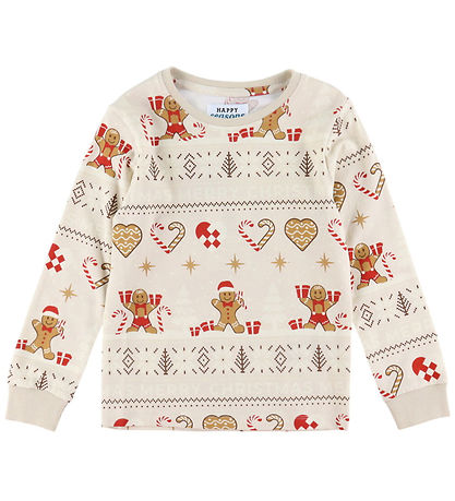 Jule-Sweaters Pyjamas - Christmas Cookie - Beige