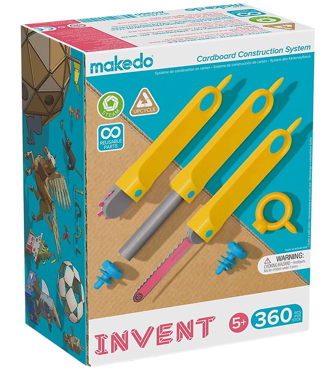 MakeDo Værktøj til Pap - Invent - 360 Dele