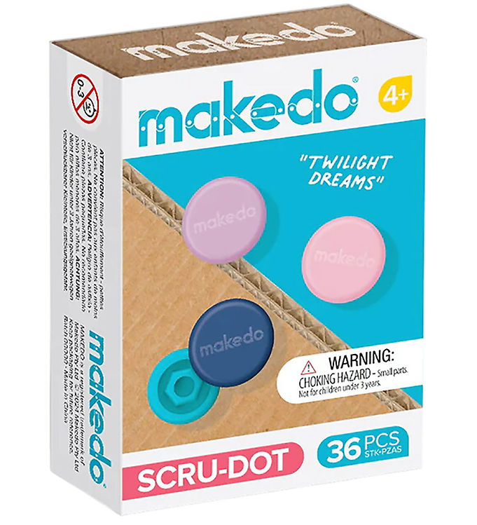 MakeDo Værktøj til Pap - Scru-Dot - 36 Dele - Twilight Dream