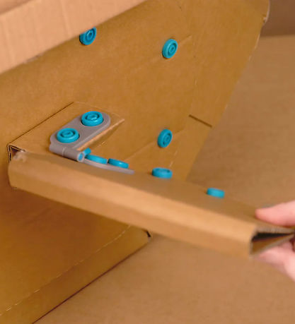 MakeDo Værktøj til Pap - Spin-Hinge - 6 Dele