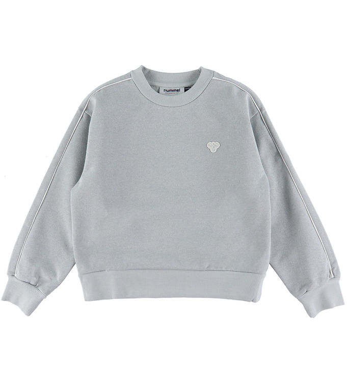 Hummel Sweatshirt - hmlJR Loose - Grå m. Glimmer