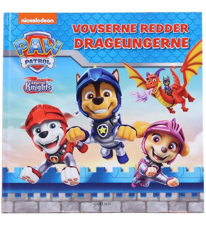Forlaget Carlsen Bog - Vovserne Redder Drageungerne - Paw Patrol
