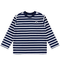 Hummel Bluse - HmlJR - Loose - Dress Blues/White