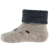 MP Strømper - Uld - Arven - Light Brown Melange
