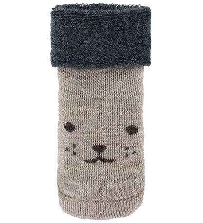 MP Strømper - Uld - Arven - Light Brown Melange