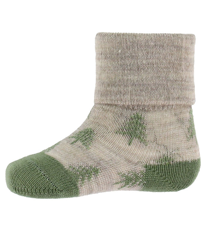 MP Strømper - Uld - Hugo - Lysebrunmeleret