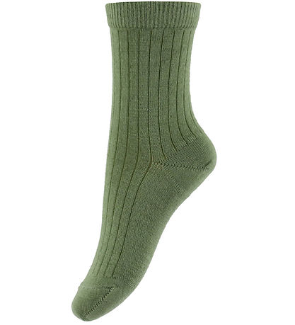 MP Strømper - Uld - Rib - 3-pak - Camel Melange