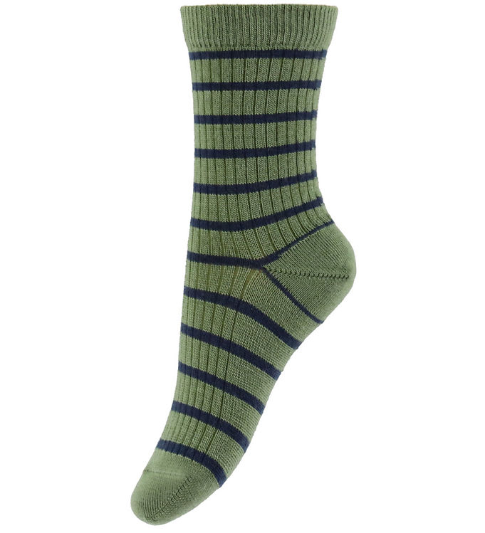 MP Strømper - Rib - Uld - Viggy - Olivine