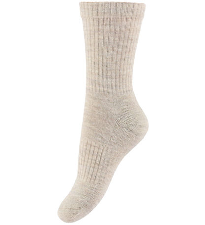 MP Strømper - Uld - Neo - Light Brown Melange