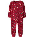 Name It Nattøj - NmnVismas - Jester Red/Xmas AOP Red