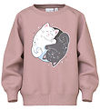 Name It Sweatshirt - NmfVenus - Keepsake Lilac/Yin Yang Cat