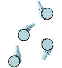 MODU Hjul til Foldekasse - 4 stk - Sky Blue MODU Hjul til Foldekasse - 4 stk - Sky Blue