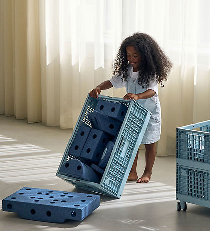 MODU Hjul til Foldekasse - 4 stk - Sky Blue