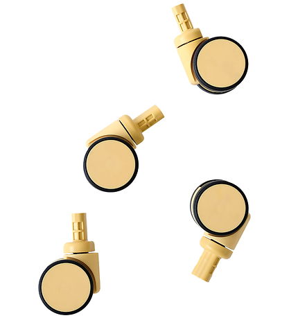 MODU Hjul til Foldekasse - 4 stk - Honey Yellow