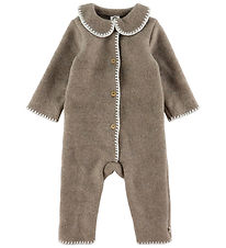 Müsli Køredragt - Uldfleece - Brown Melange Müsli Køredragt - Uldfleece - Brown Melange
