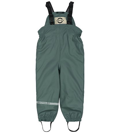 Mikk-Line Regntøj m. Seler - PU - Balsam Green