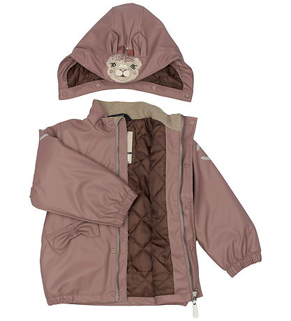 Mikk-Line Regntøj - PU - Animal - Twilight Mauve