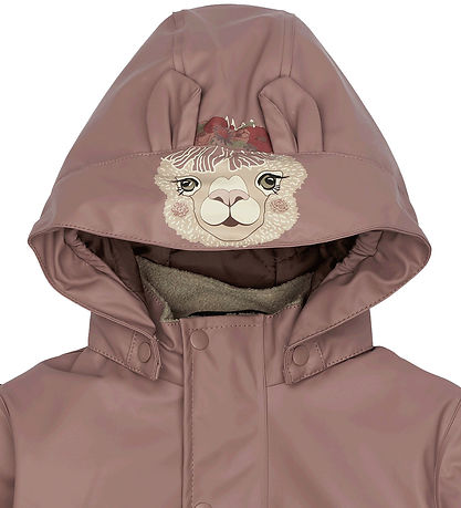 Mikk-Line Regntøj - PU - Animal - Twilight Mauve