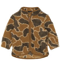 Mikk-Line Fleecejakke - Burlwood m. Camouflage Mikk-Line Fleecejakke - Burlwood m. Camouflage