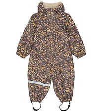 Mikk-Line Regntøj m. For - PU - AOP - Raisin