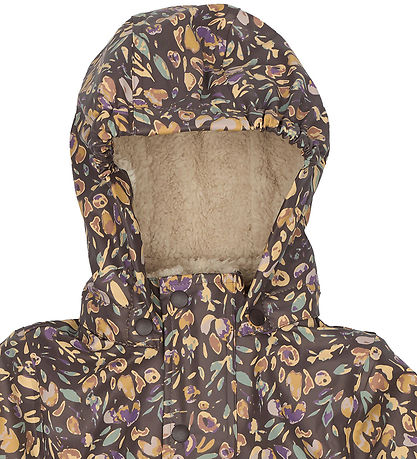Mikk-Line Regntøj m. For - PU - AOP - Raisin