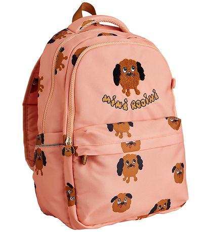 Mini Rodini School Backpack - Doggies - Pink Mini Rodini School Backpack - Doggies - Pink