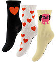 Mini Rodini Socken - 3er-Pack - Hündchen - Multi Mini Rodini Socken - 3er-Pack - Hündchen - Multi