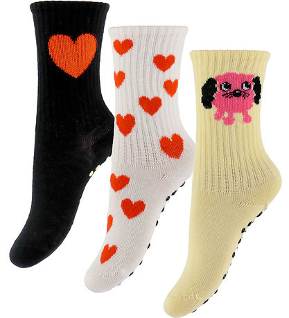 Mini Rodini Socks - 3-Pack - Doggy - Multi