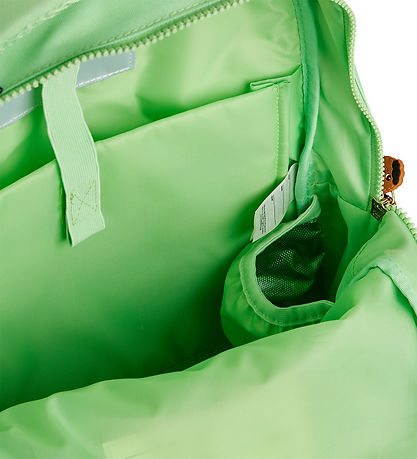 Mini Rodini School Backpack - Doggies - Green